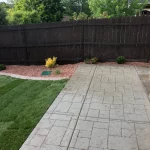 backyard walkway natural stone